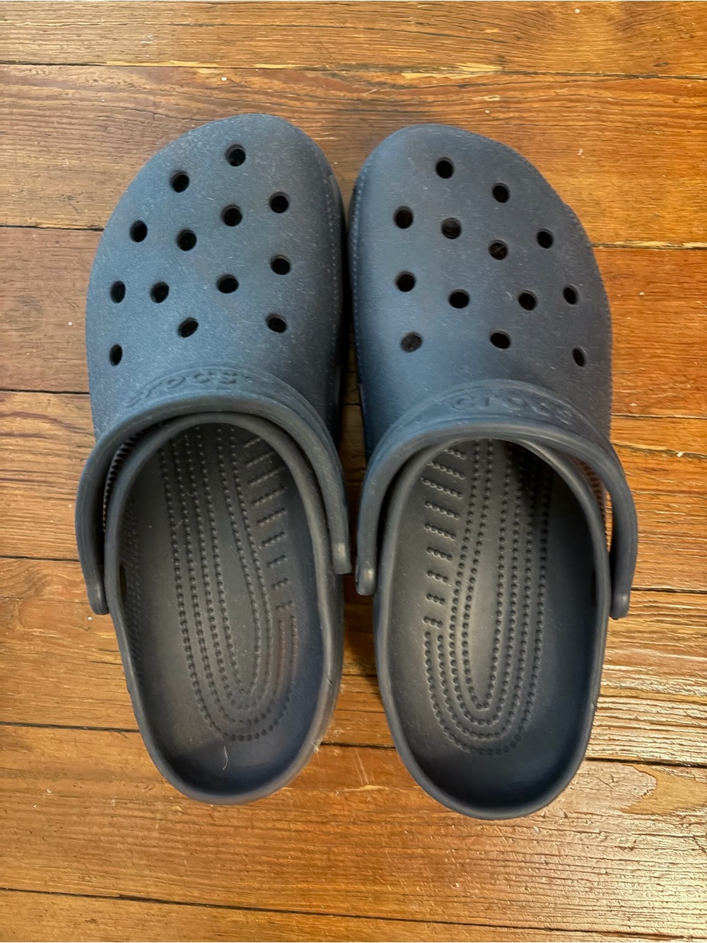 Men's Navy Crocs, 11